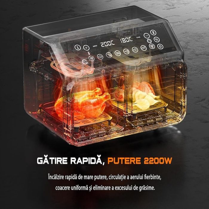 Air fryer AIRNOVA - Friteuza cu aer cald