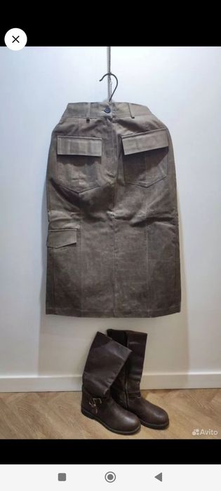 Юбка новая под кожу из Кореи