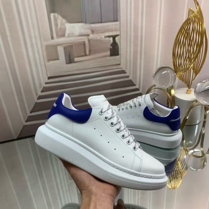 Alexander McQueen Oversized Sneaker – White/Blue