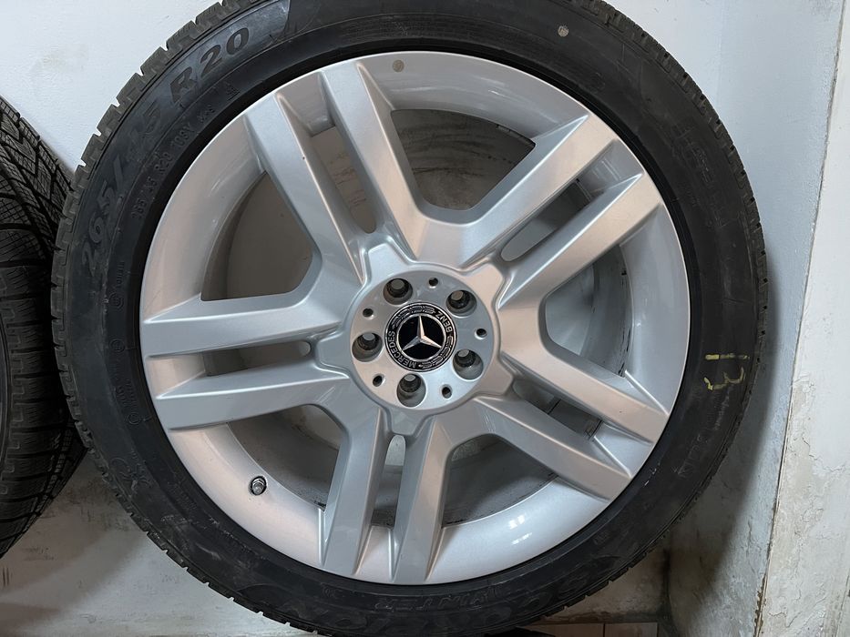 jante originale mercedes r20 gle w166 echipate iarna pirelli ca noi