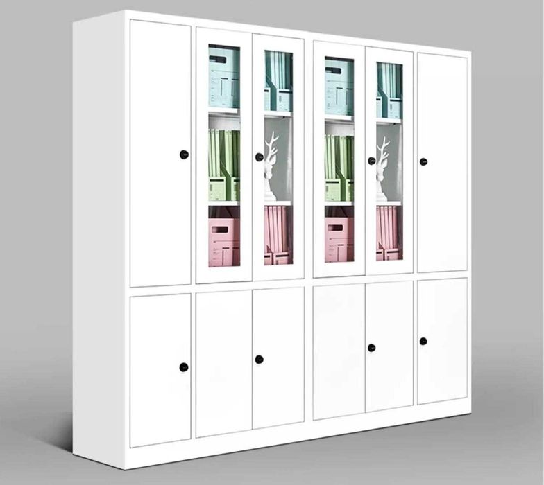 шкаф   Шкаф с закалённым стеклом  /Прочный офисный шкаф