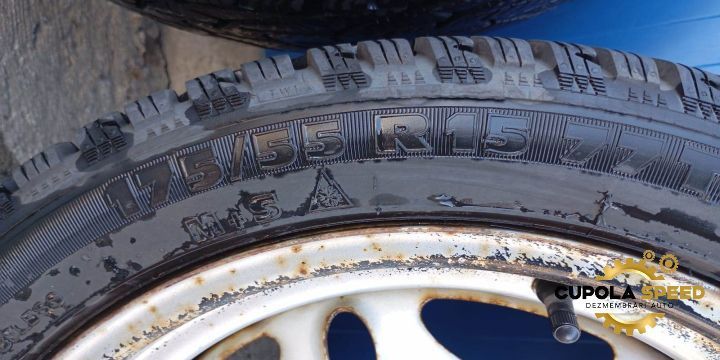 Jante cu anvelope (aproape noi) ET20.5 175/55/R15 Smart Fortwo 1 [fac