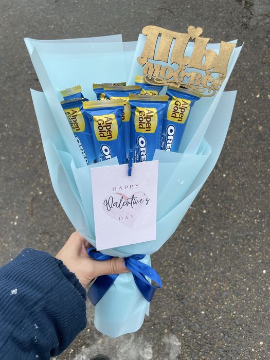 Букет из альпенгольда&орео 9100 т