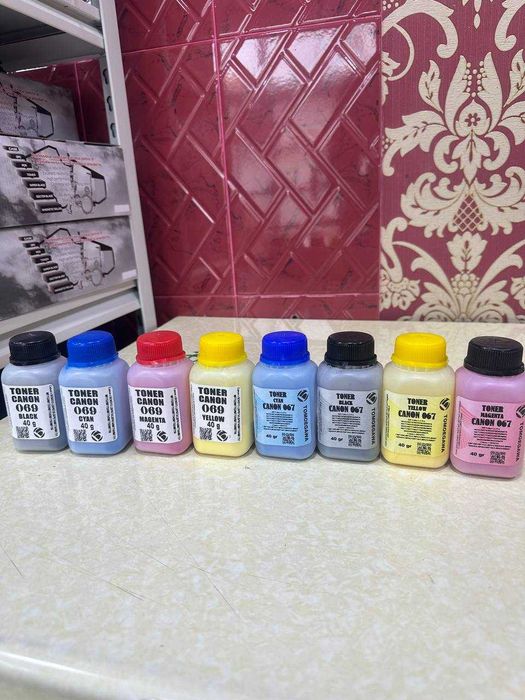Canon 069 067 rangli toner zapravka