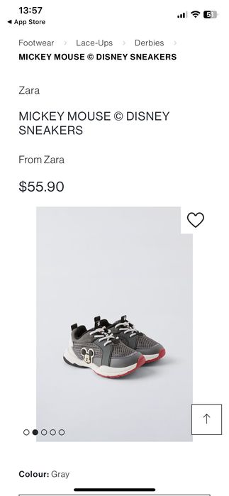 Детски обувки Zara Mickey Mouse