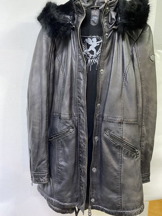 Geaca lunga piele naturala Gipsy