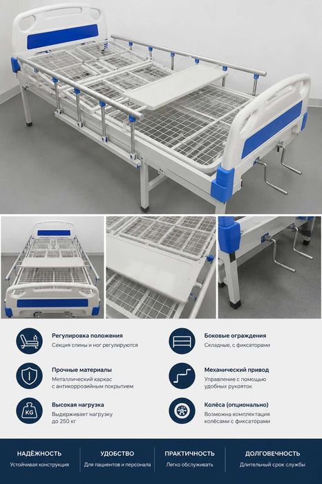 Многофункциональная медицинская кровать с функцией туалета! Кровать МЕ