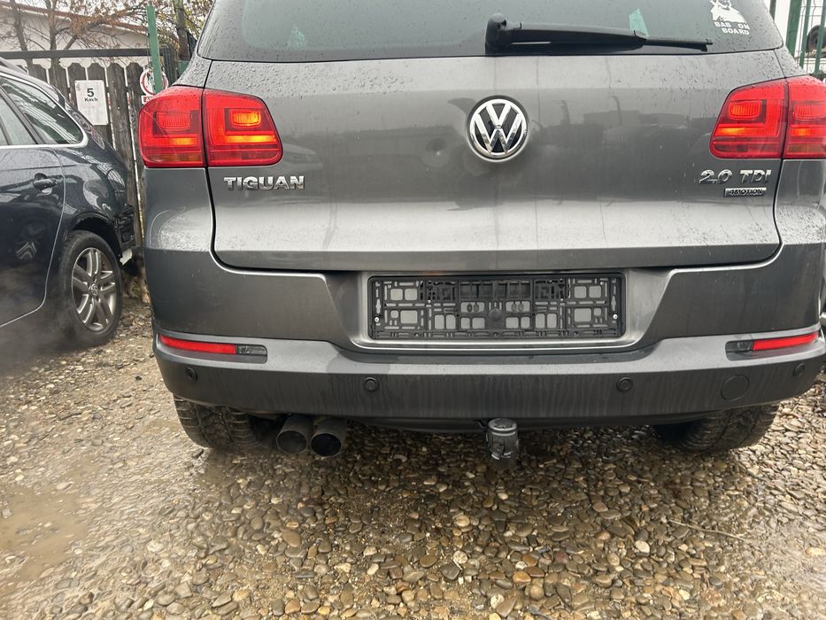 Bară spate completă cu 6 senzori parcare Volkswagen Tiguan Facelift