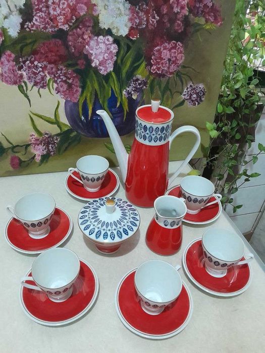 Редкий кофейный сервиз ГДР