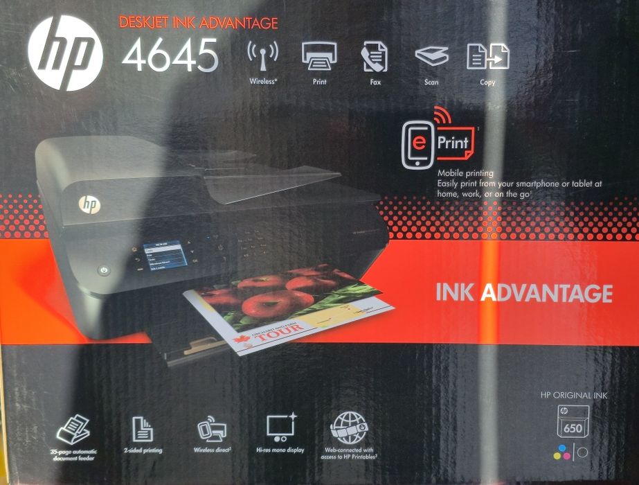 Imprimantă HP Deskjet 4645 nouă