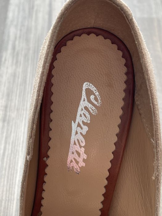 Pantofi nude cu platforma