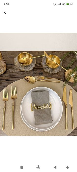 Bismillah кольца для салфеток в честь-отличный выбор для создания праз