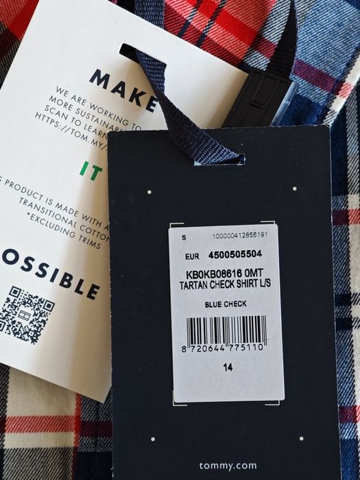 Риза Tommy hilfiger за ръст 164/14 години нова