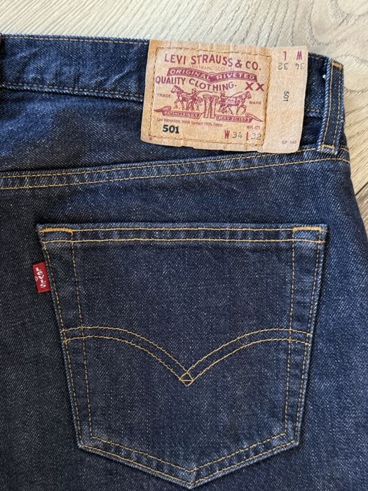 Blugi LEVIS 501 Indigo 2004 Barbati | Marime 34 x 32 (Talie 87 cm)