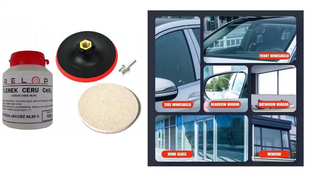 комплект за премахване на драскотини и полиране на стъкла в ...