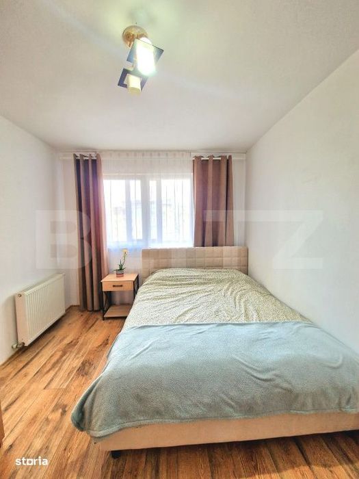 Apartament cu 3 camere, etajul 2, 59 mp, parcare, balcon, zona Florilo