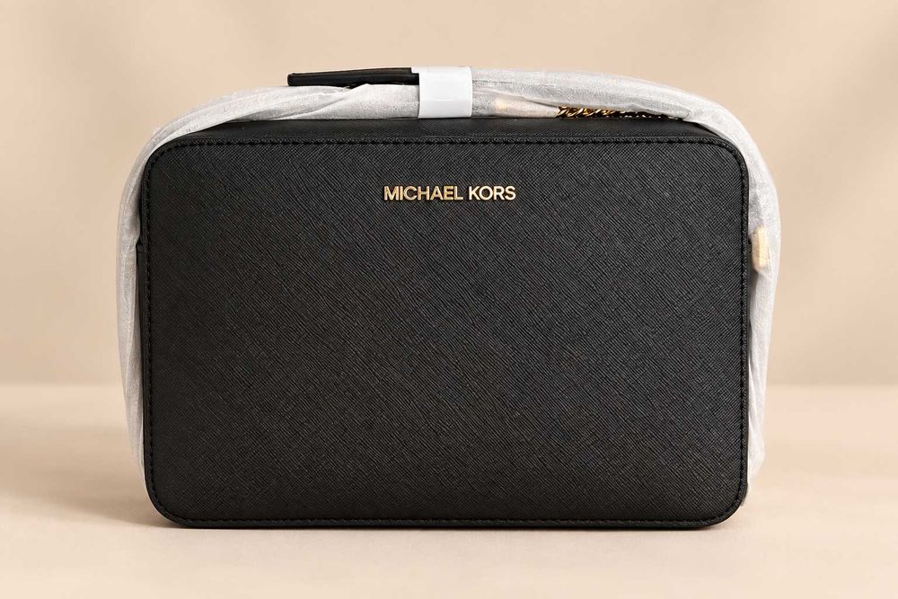 Michael Kors Jet Set Large Saffiano Leather Crossbody Bag