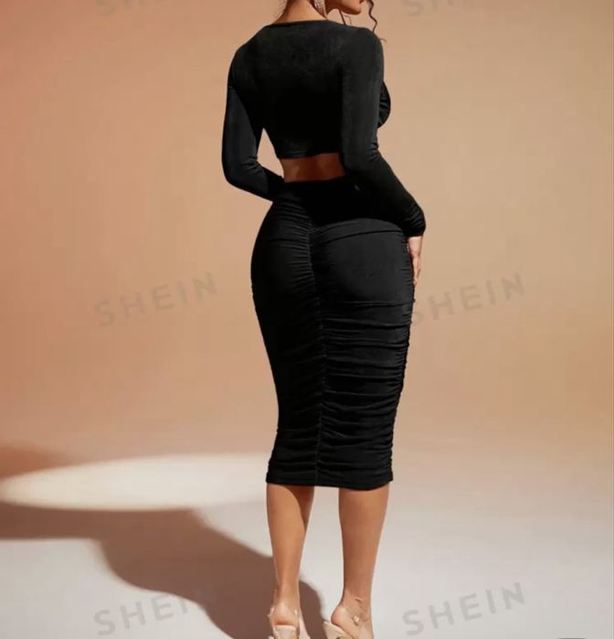 Set fusta si bluza noi shein