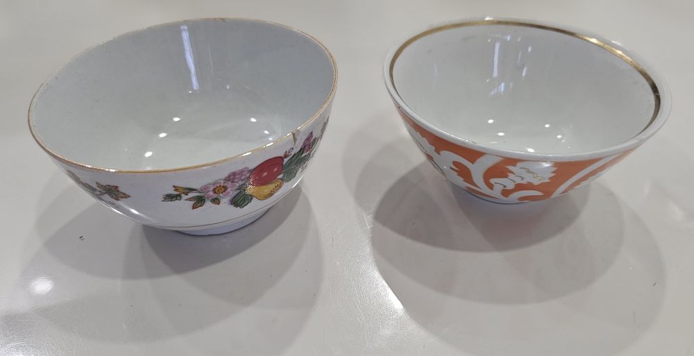 Пиалы и хлебница