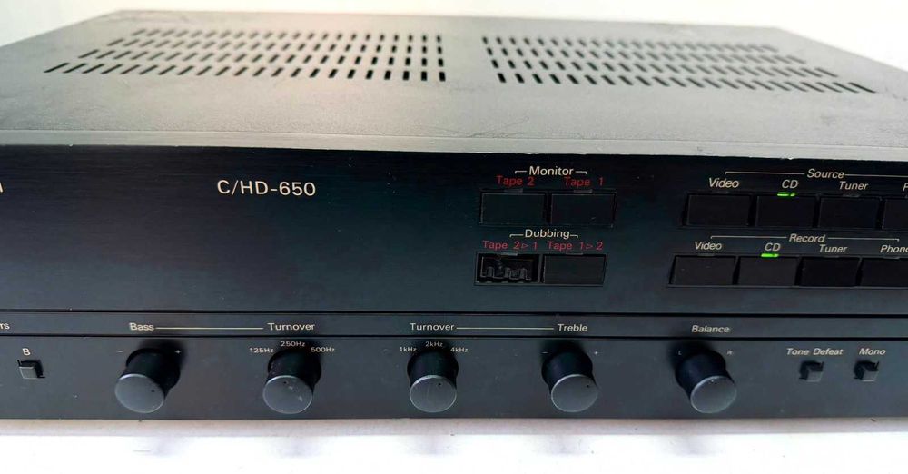 Parasound C/HD-650 – Amplificator Stereo High-End – Design San Francisco – Raritate amplificator anii 80 - 90