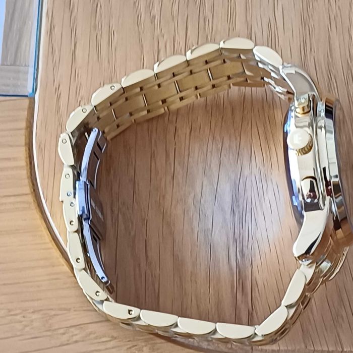 Olevs Автоматик Скелетон,HD Светещ, Календар, Мултифункционален,3 ATM