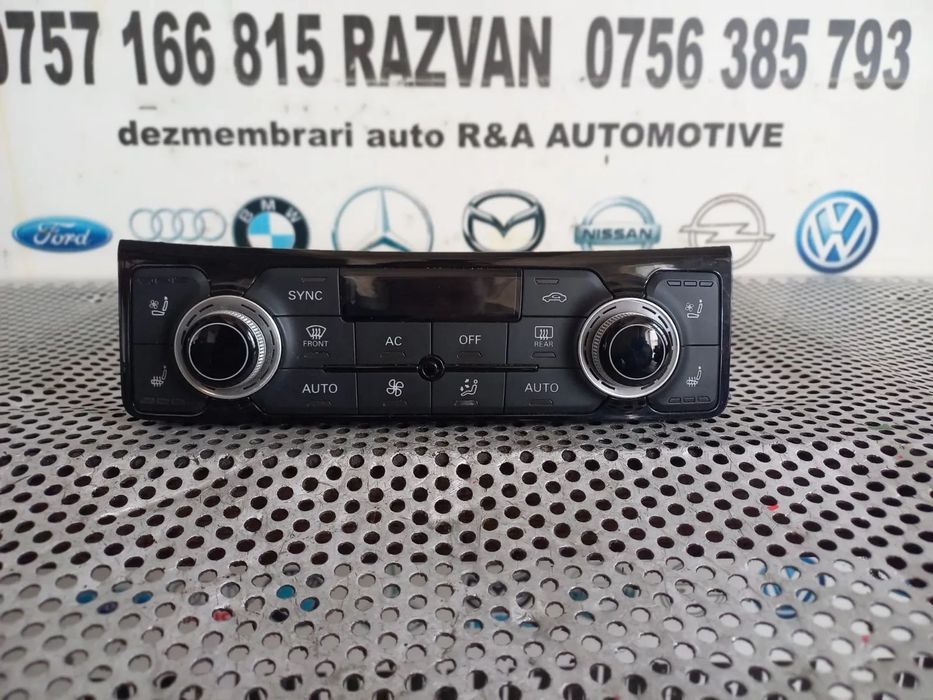 Panou Modul Comenzi Clima Climatronic Dublu Cu Incalzire Si Ventilatie In Scaune Audi A8 4H D4 An 2010-2011-2012-2013-2014-2015-2016-2017 Volan Stanga