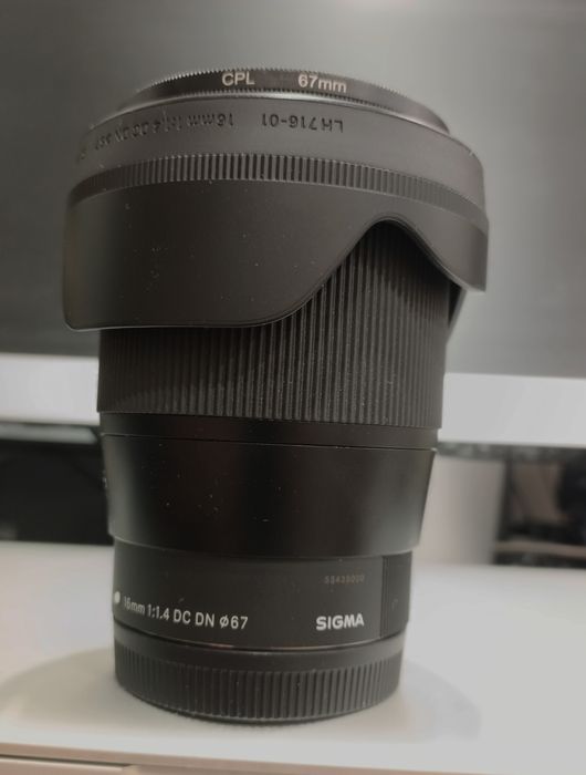 Sigma 16mm f/1.4 DC DN EOS M Canon