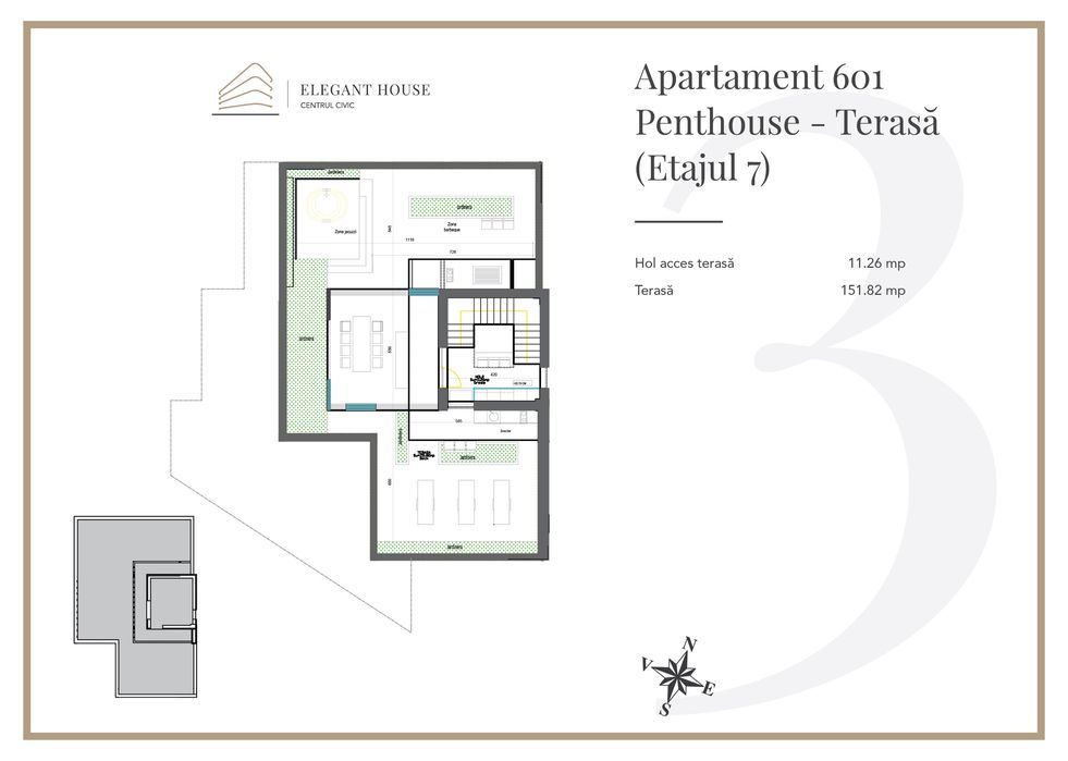 Penthouse Centrul Civic Brasov