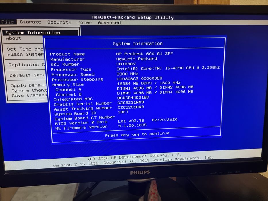 Calculator HP DELL COMPAQ i5 4590 16gb ram ssd 256gb scoala birou