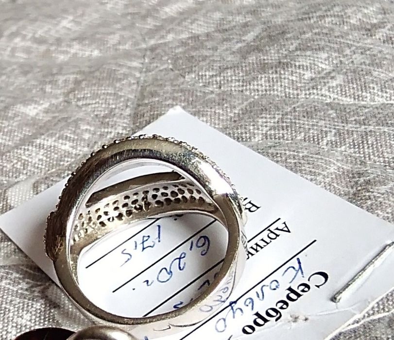 Кольцо серебряное