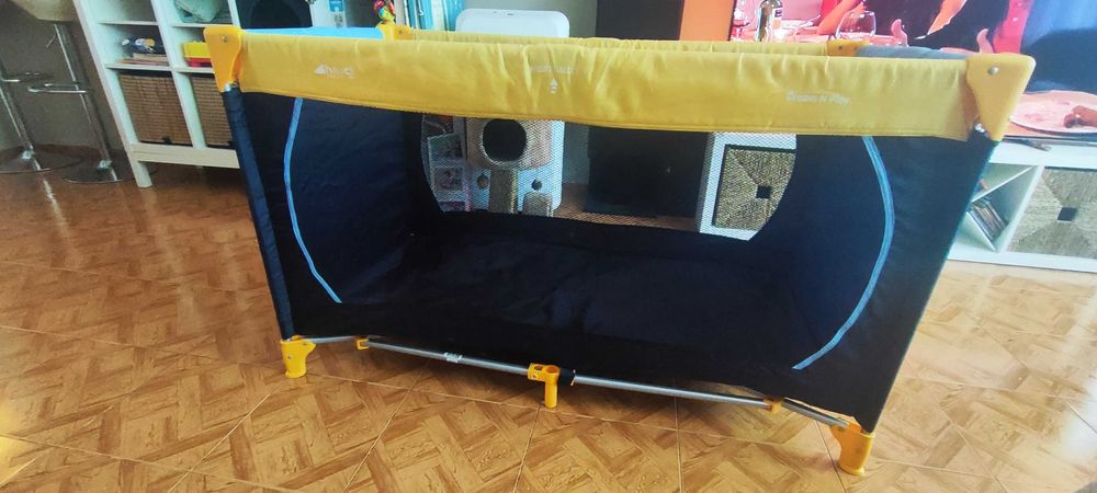 Сгъваемо бебешко легло + МАТРАК ЕКО ТЕК 60/120-10 СМ