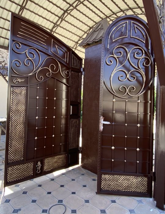 Ворота бояу / покраска ворот