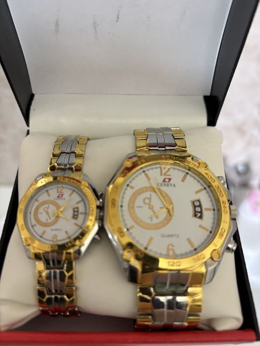 Set ceas geneva dama si barbat