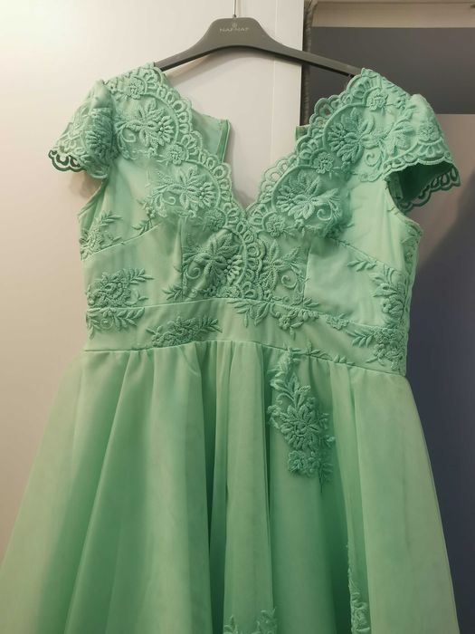 Rochie cununie turcoaz mărimea M/L
