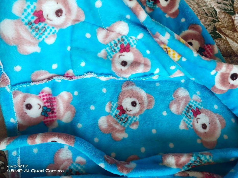 Детский банный халат на 2-4 годика