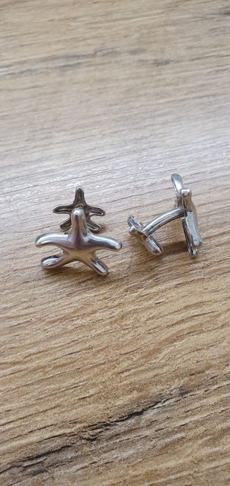 Butoni argint 925 stea de mare model Tiffany