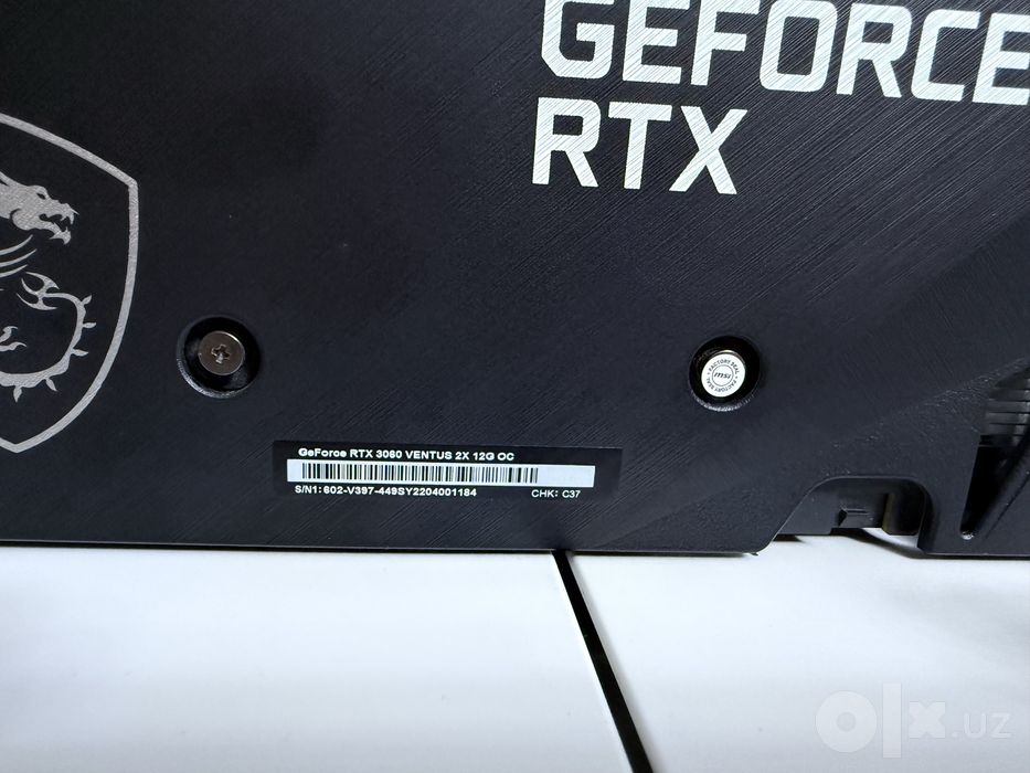 RTX 3060 12GB msi ventus OC