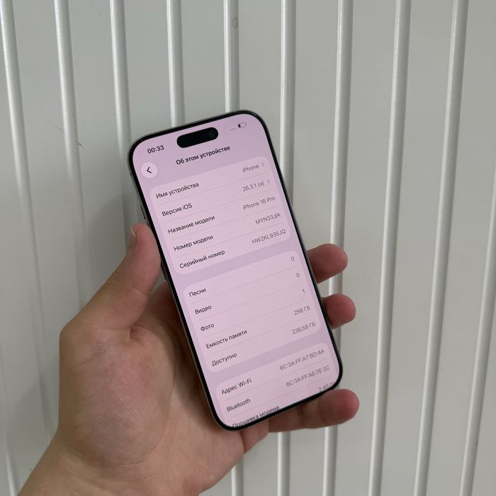 iPhone 16Pro Natural Titanum 256gb 88%
