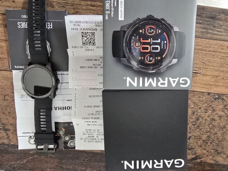 Garmin fenix 8 51 mm.Amoled,Sappfire.11.2025 г.