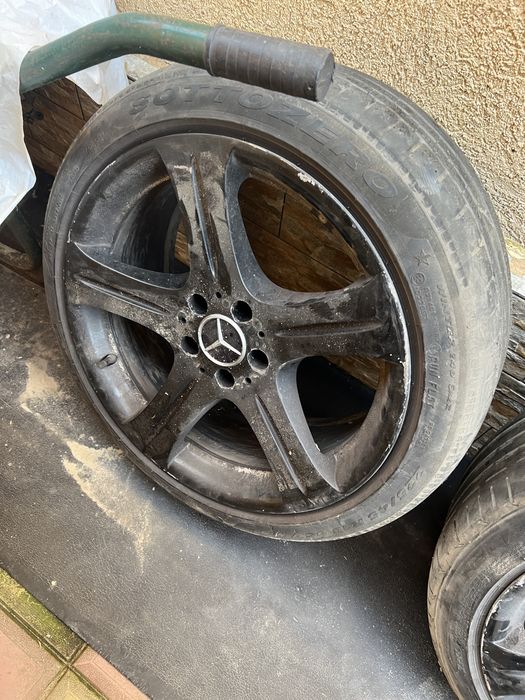 Jante mercedes pe 18+ cauciuc