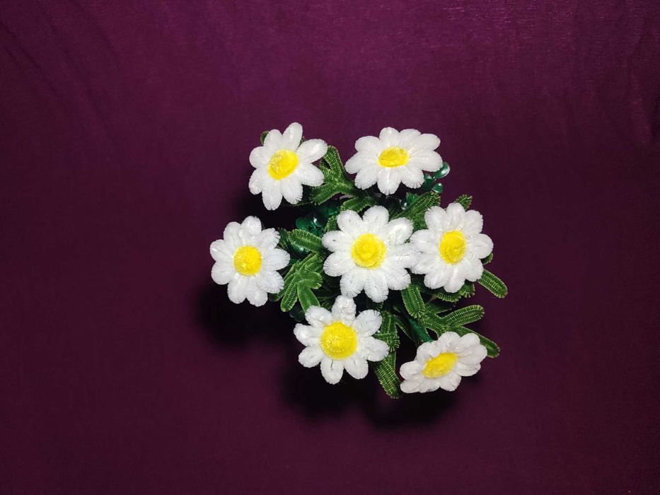 Цветы декоративные ручной работы