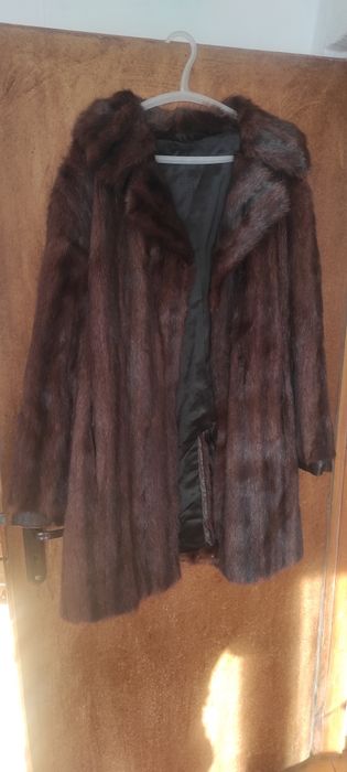 Кожено палто дамско