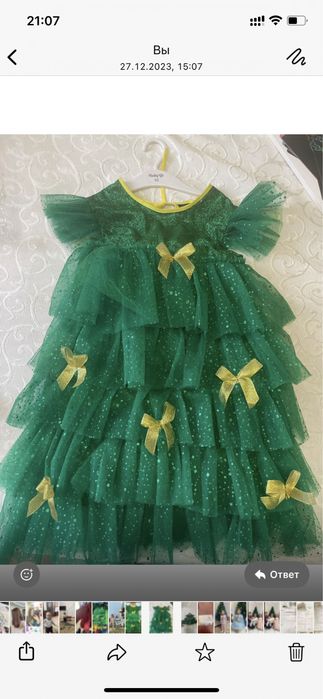 Платья елочка на новый год