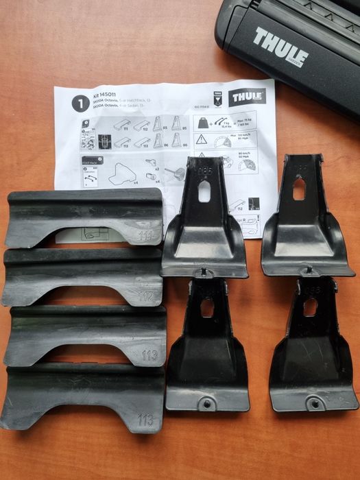 Kit prindere thule 145011 bare pt picioare Clamp Skoda Octavia 3