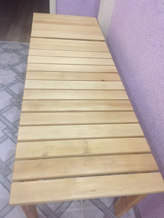 Кушетка деревянная из липы