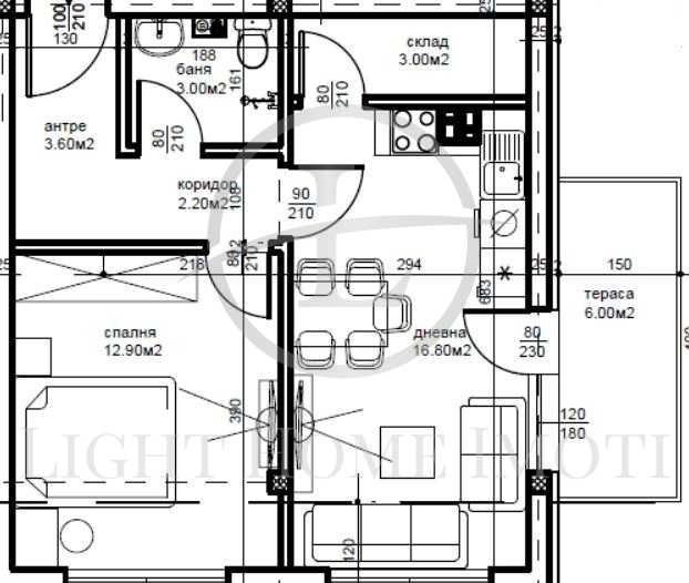 Продава се Двустаен апартамент в Пловдив, Беломорски - 64 кв.м за 559 €/кв.м - Снимка #4