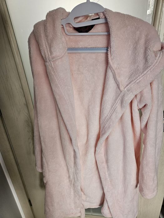 Розов халат за баня / домашен халат