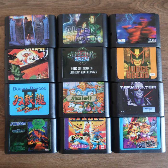 Касетки и дискети за Sega Mega Drive 1, 2/Sega Genesis видео конзоли