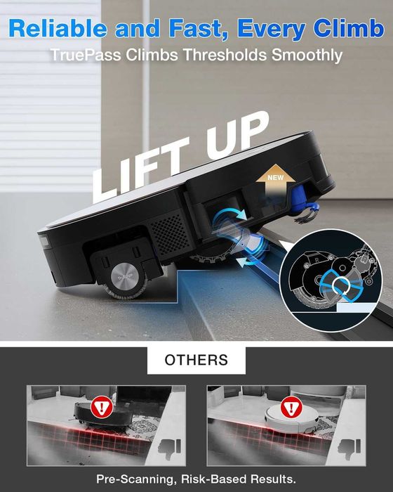 РОБОТ прахосмукачка ECOVACS DEEBOT X11 OmniCyclone 19500Pa [НОВА]