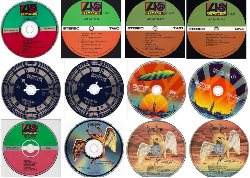 Led Zeppelin - Page - Plant - Coverdale - Colectie CD DVD Bluray